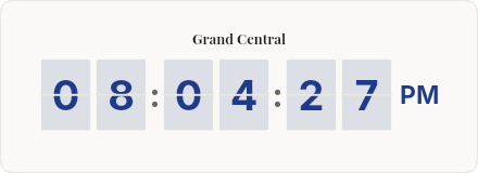 Station clock — email template rendered by DynaMail