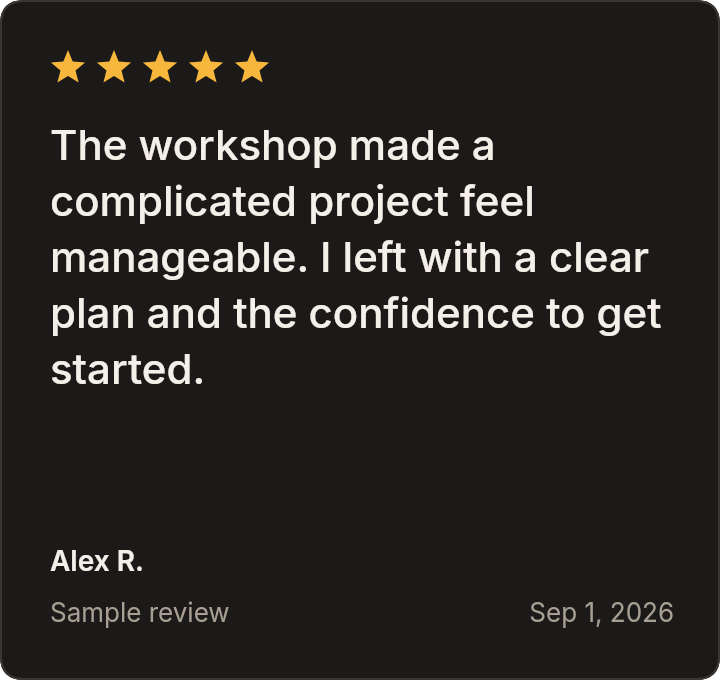 Review with stars — email template rendered by DynaMail