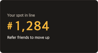 Stat Counter rendered by DynaMail showing a waitlist spot of #1,284